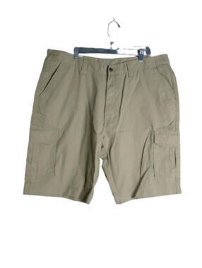 Full Blue Cargo Twill Shorts 100% Cotton Mens Size 40 Inseam 10" Khaki New